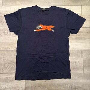 Ice Cream Navy blue and orange graphic tee MEN‎ SIZE L
